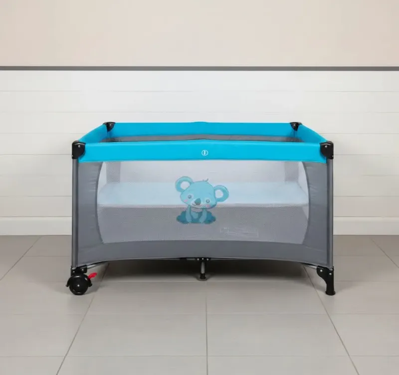 Lit parapluie évolutif / Parc pour bébé "Koala" 2 niveaux