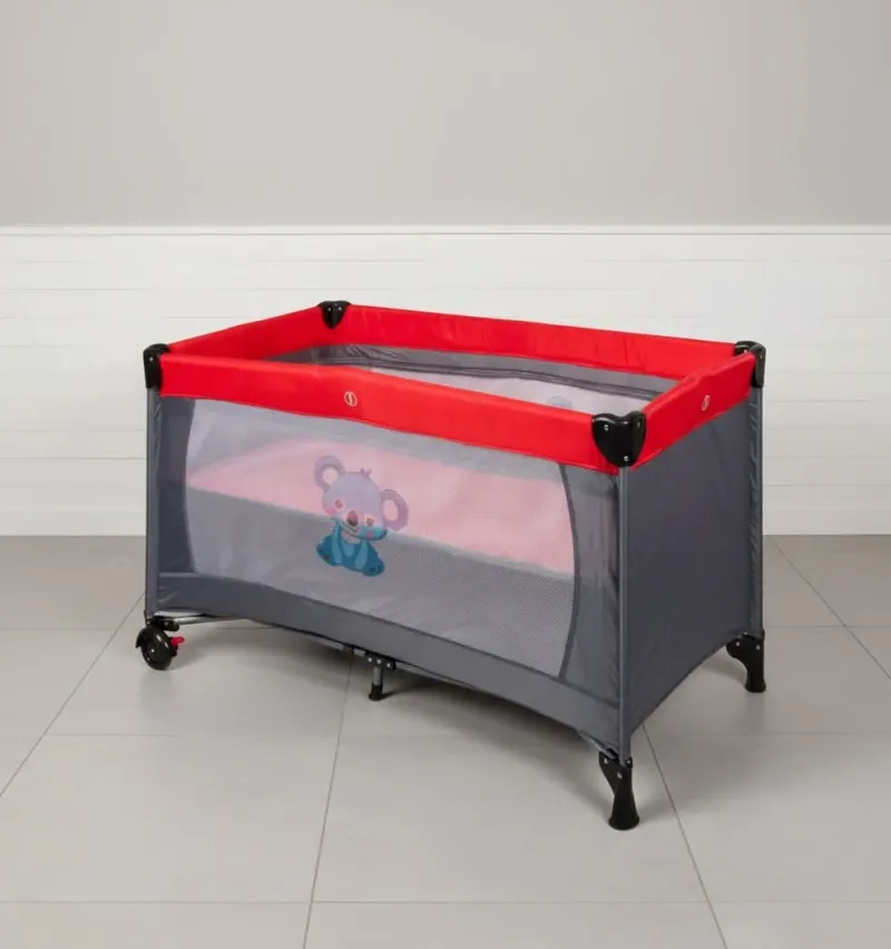 Lit parapluie évolutif / Parc pour bébé "Koala" 2 niveaux