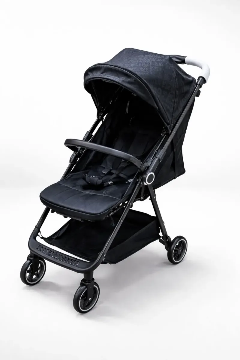 Pousette noir , gris , beige