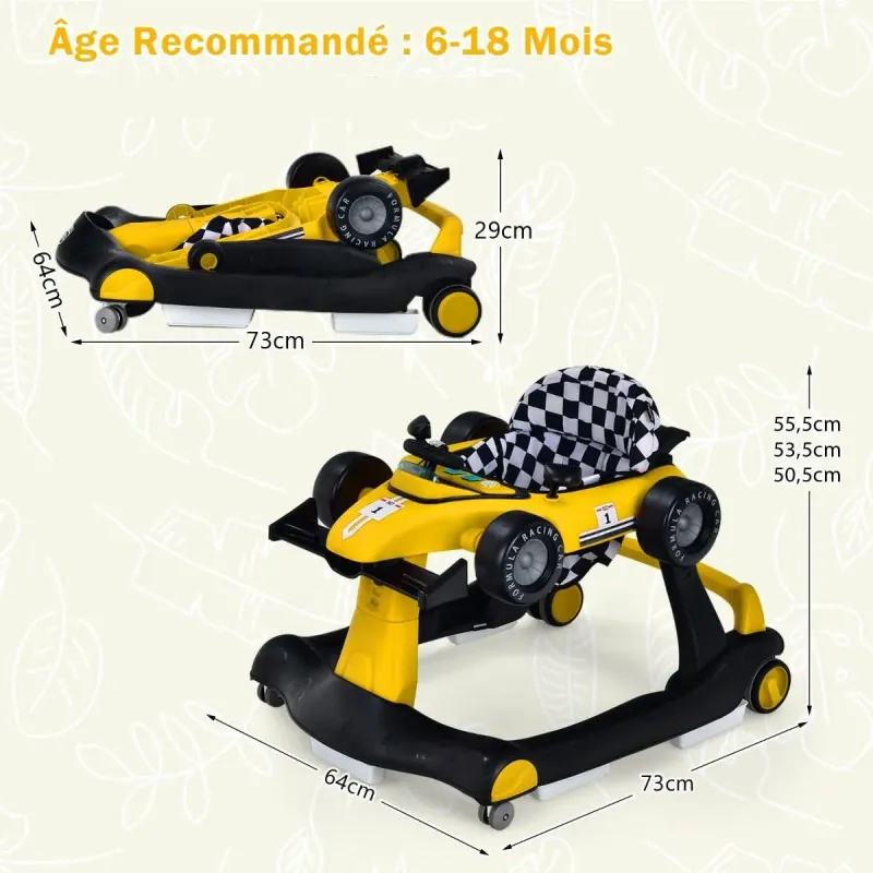 Trotteur bébé formule 1