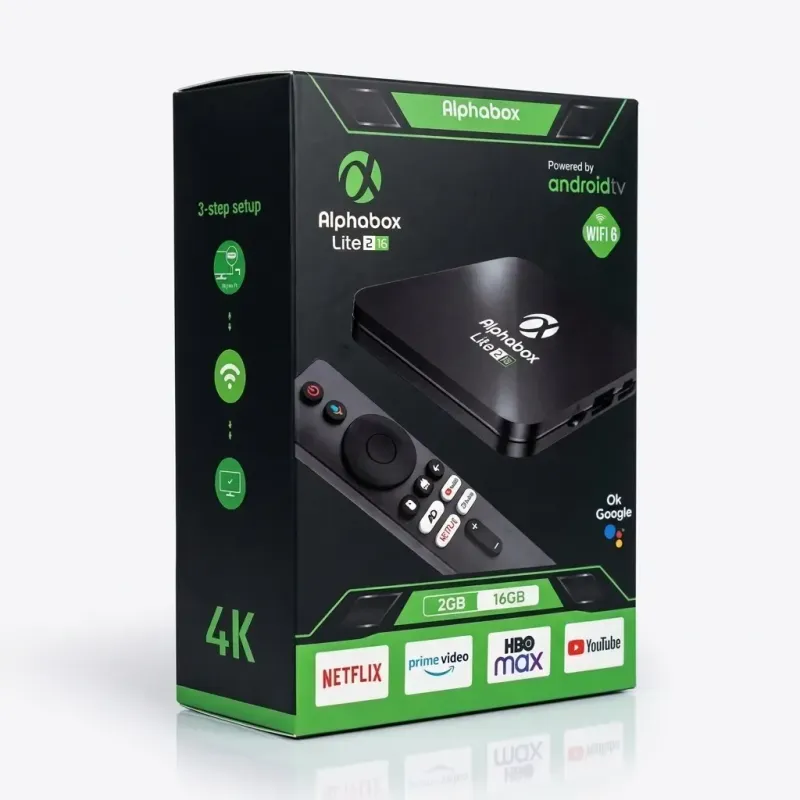 ALPHABOX LITE 2.0 2Go/16Go 4K + 12 Mois Alpha