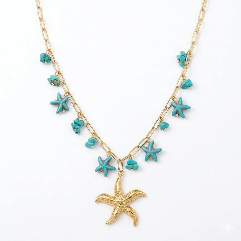 Collier Étoiles en Acier Inoxydable – Éclat Céleste & Élégance Moderne