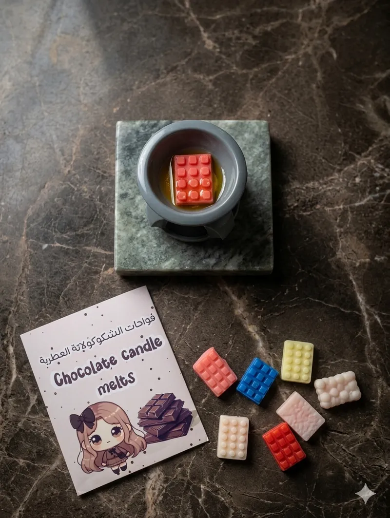 Fondant bougie chocolat