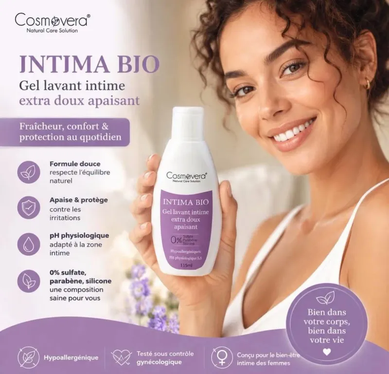 intima bio gel lavant