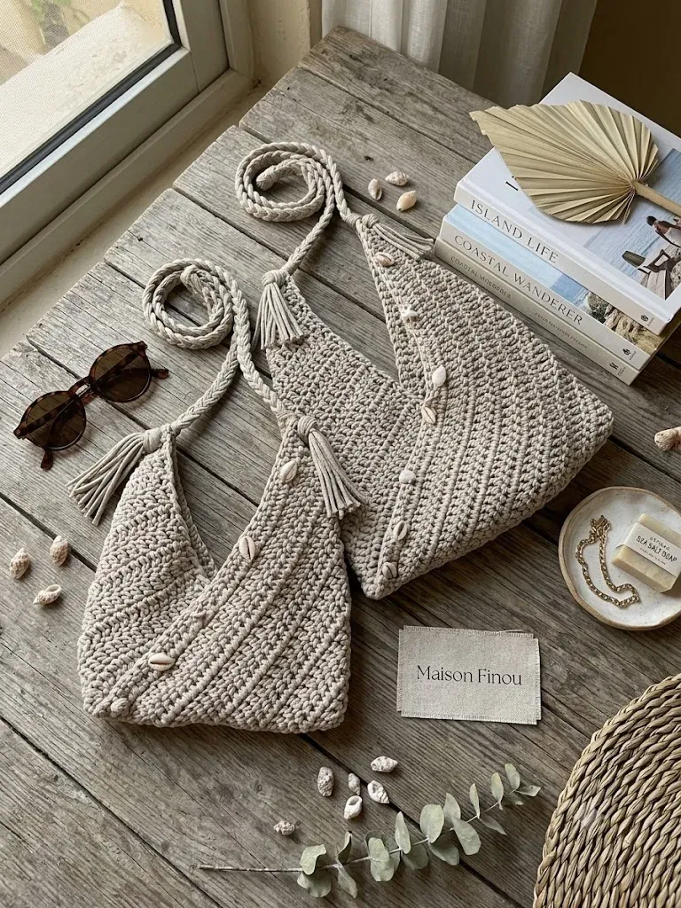 Sac Crochet Bohème Été