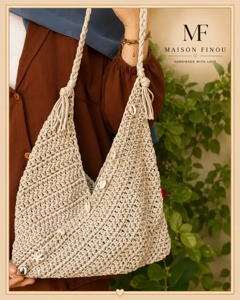 Sac Crochet Bohème Été