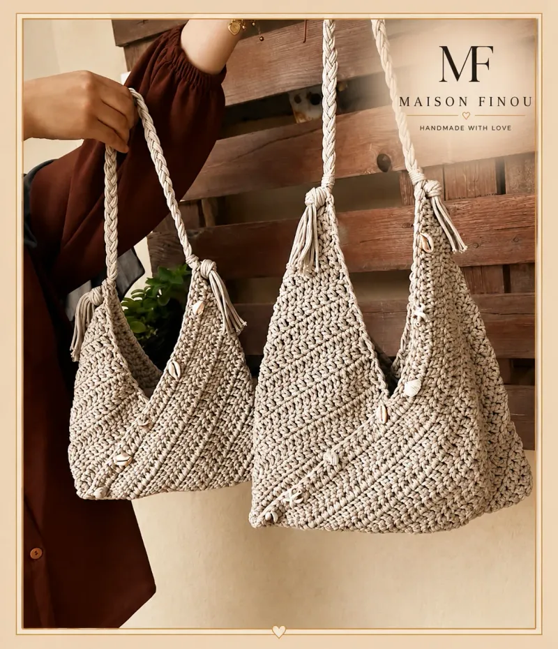 Sac Crochet Bohème Été