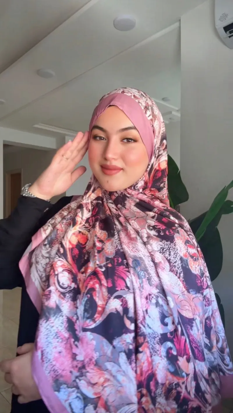 Foulard satin de soie