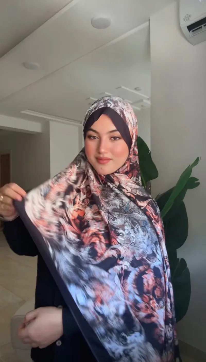 Foulard satin de soie