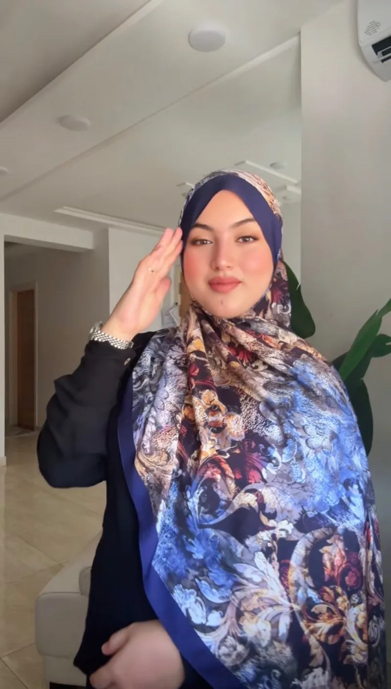 Foulard satin de soie