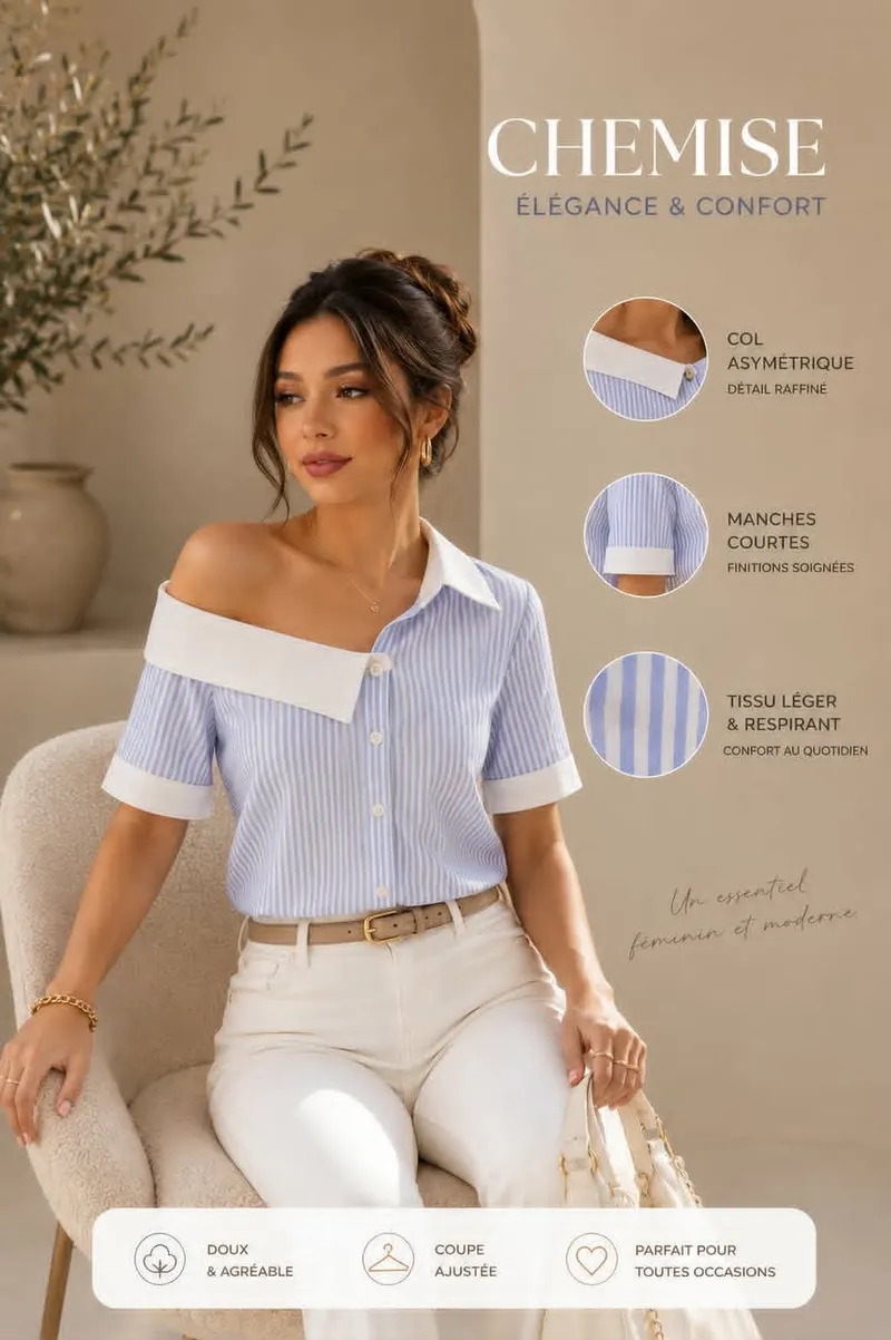 Chemise Élégance & Confort