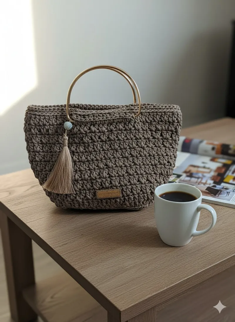 Sac au crochet fait main