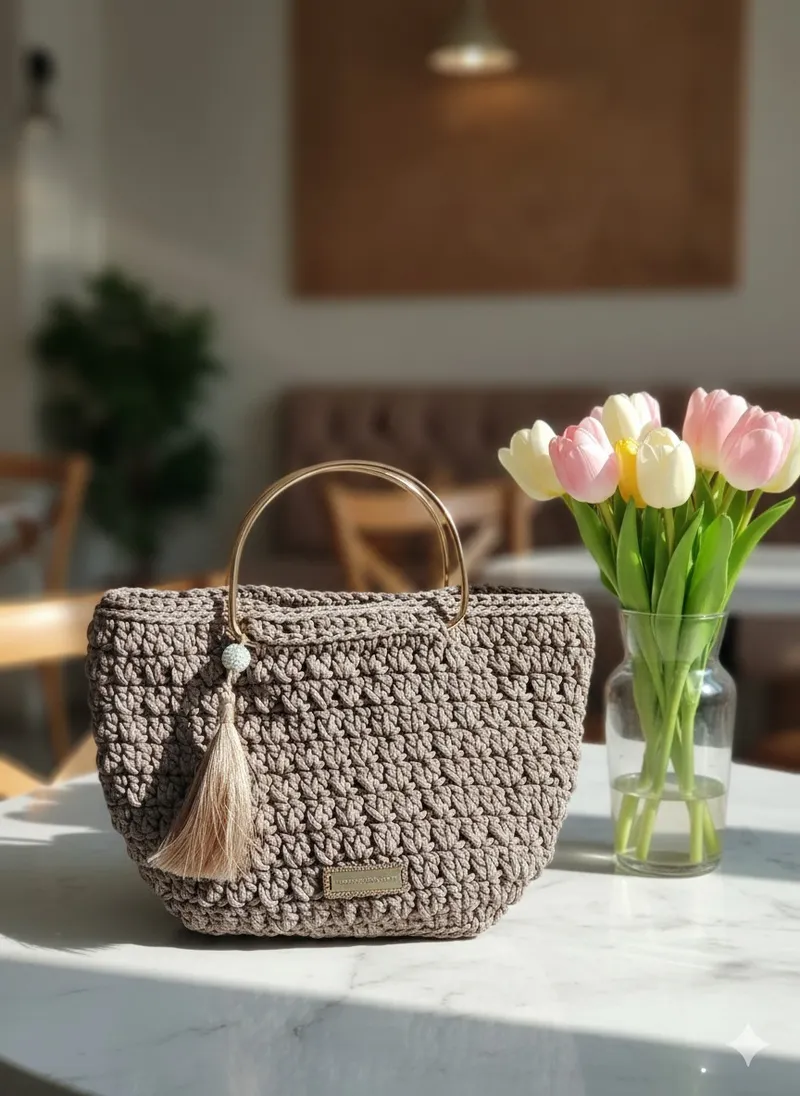 Sac au crochet fait main