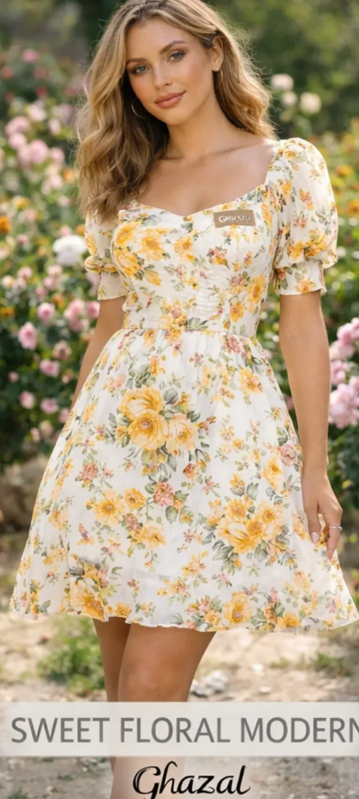 Robe courte pour femme
