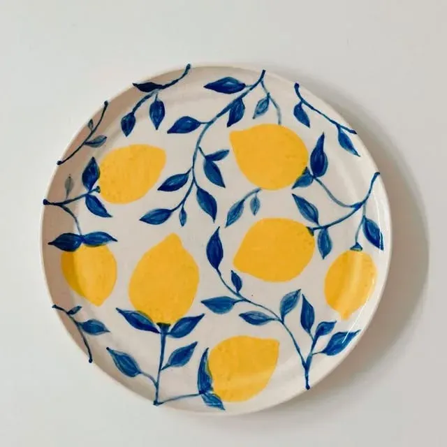 handcrafted plate