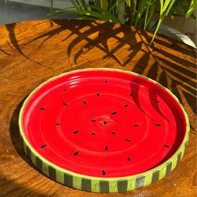 handcrafted plate