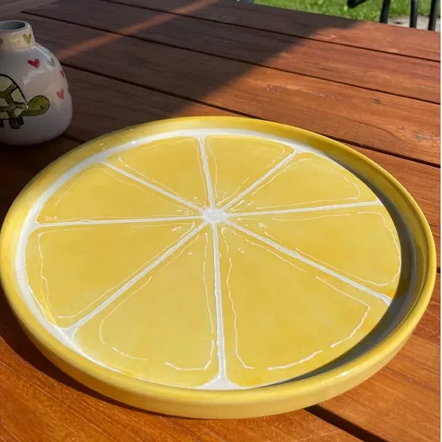 handcrafted plate