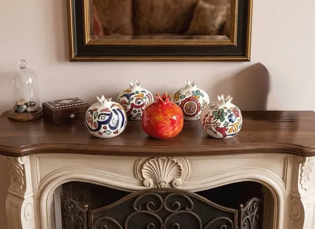 Grenades décoratives en céramique