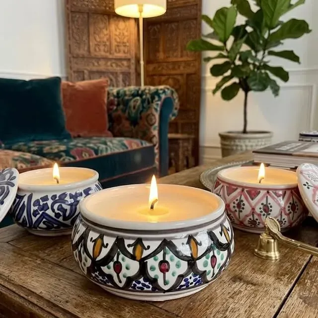 ceramic candles 🌸