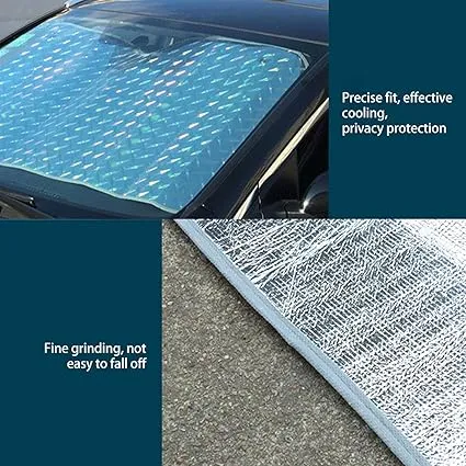 Pare Soleil Universel, Pliable, Protection UV, Réflecteur De Chaleur, Taille 140*70 cm