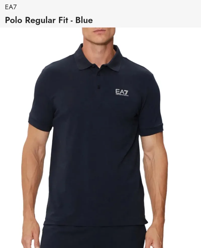 Polo Armani EA7 bleu marine