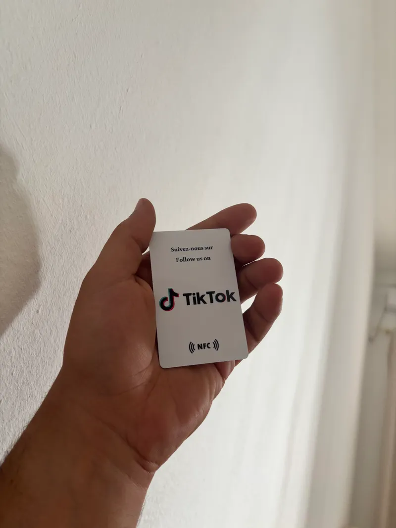 Carte NFC Tiktok