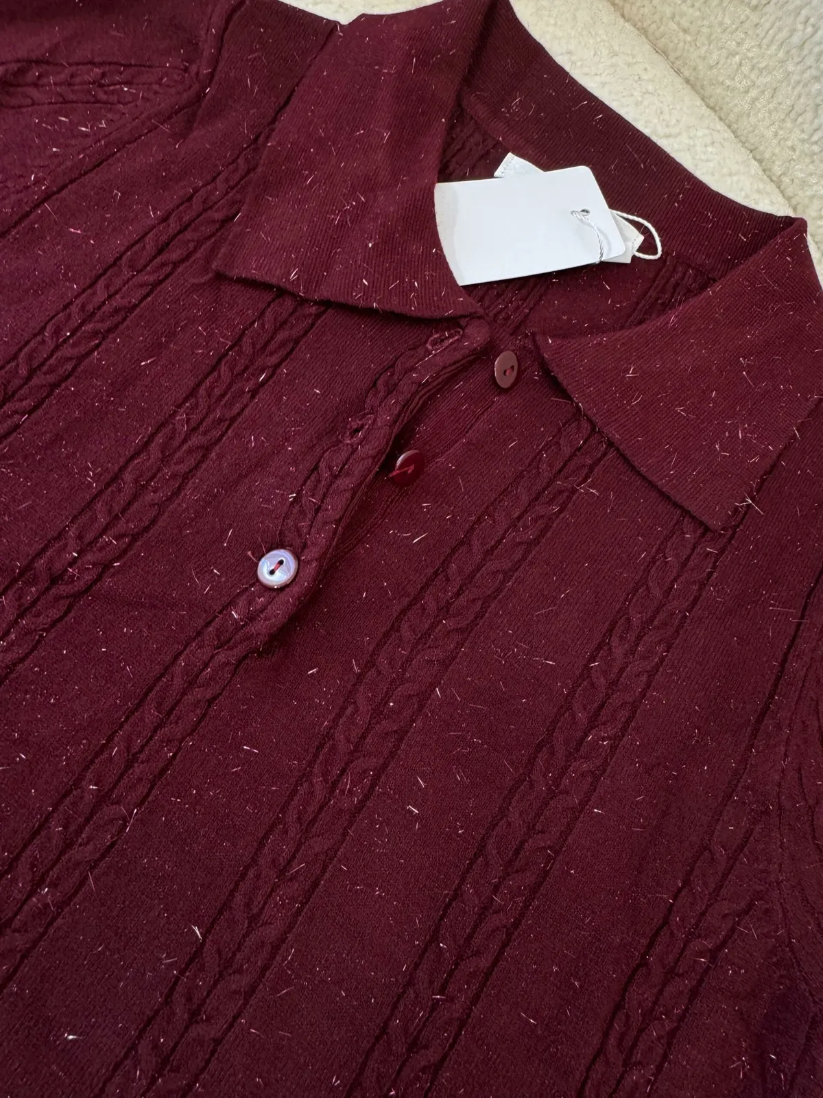 Polo maille chic