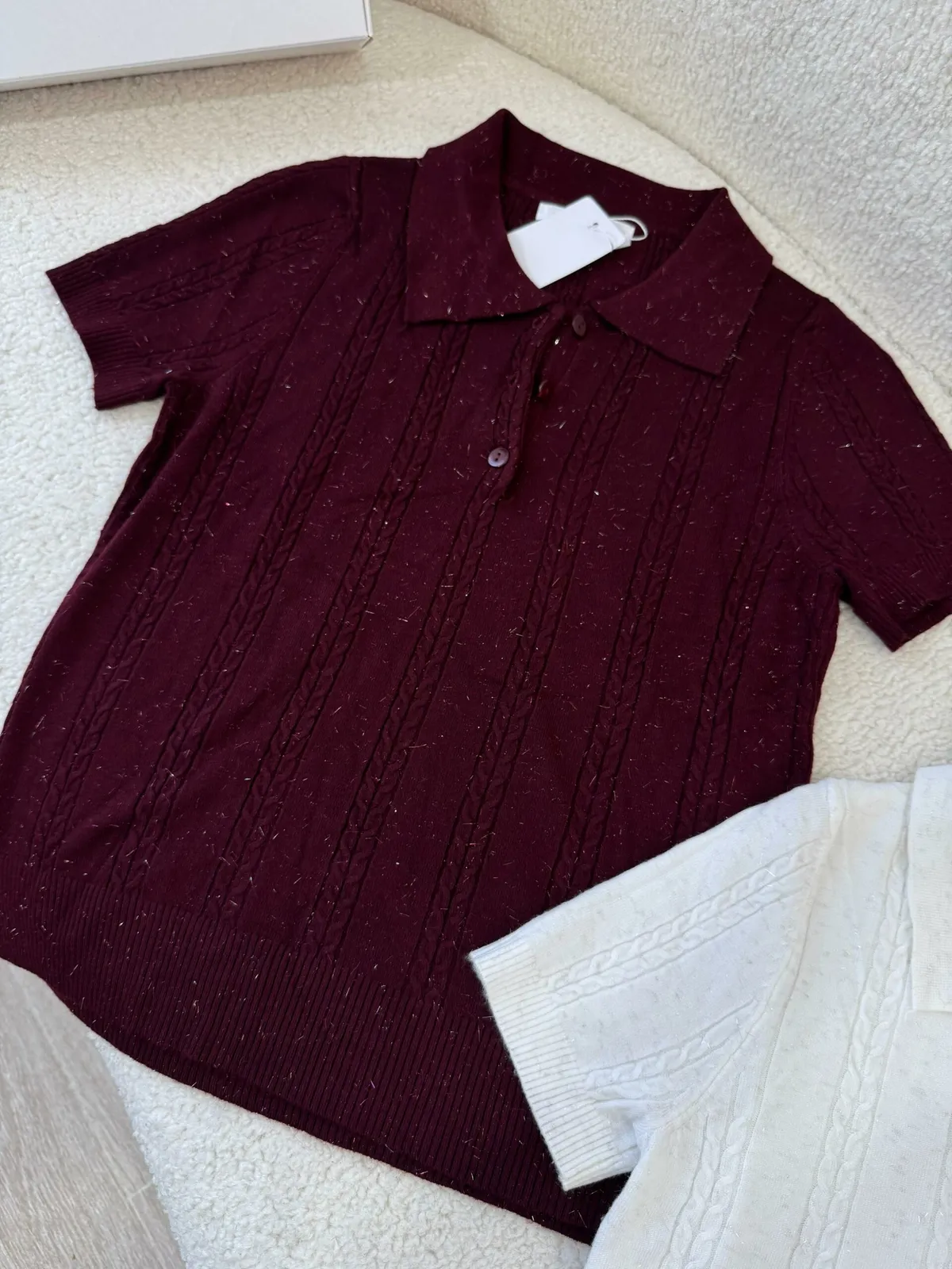 Polo maille chic