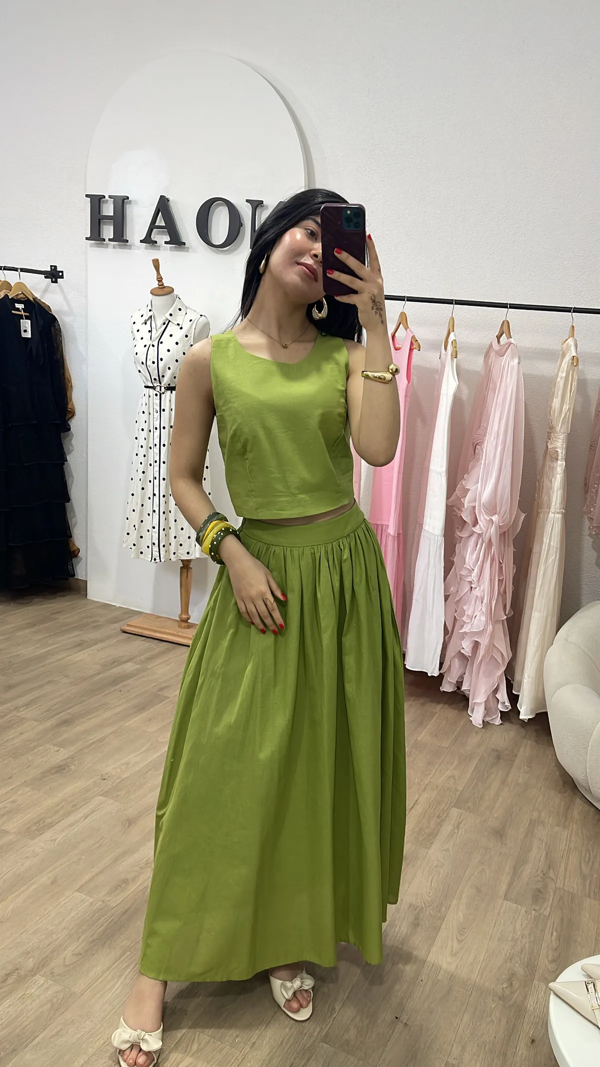 Ensemble Vert Olive
