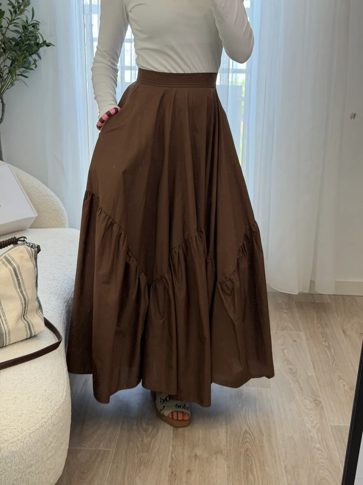 Jupe Bohème Chocolat