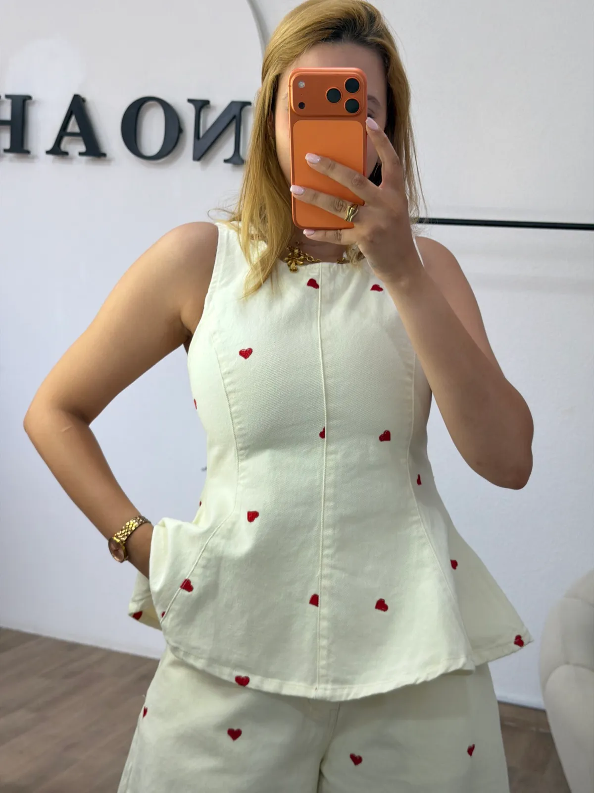 Ensemble Denim Cœur