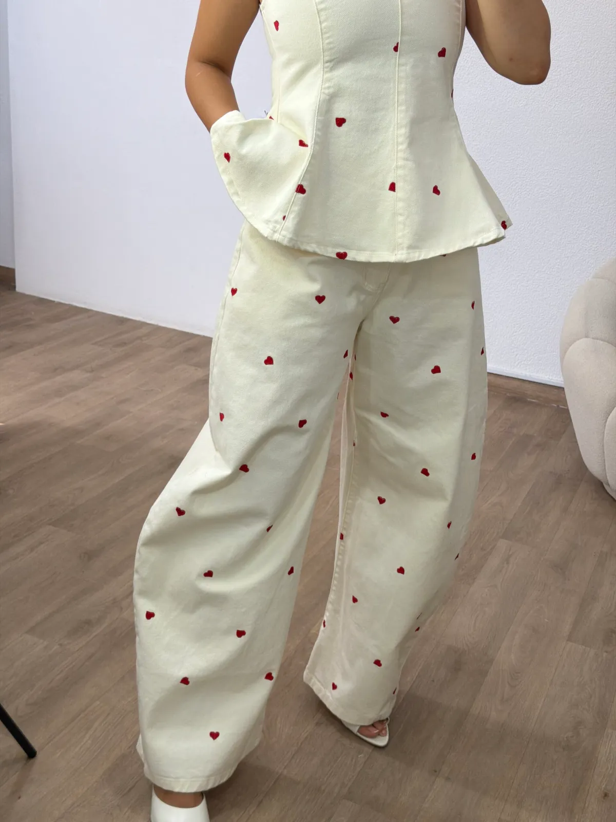 Ensemble Denim Cœur