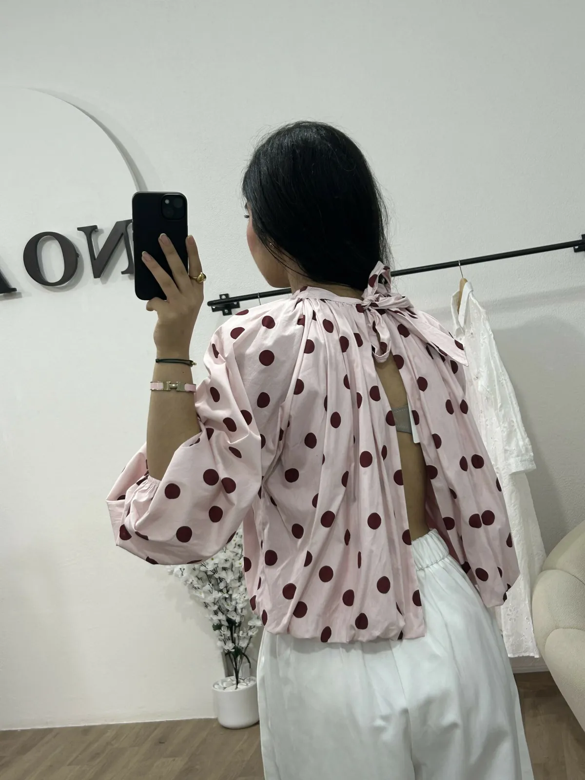 Chemise Polka Élégance