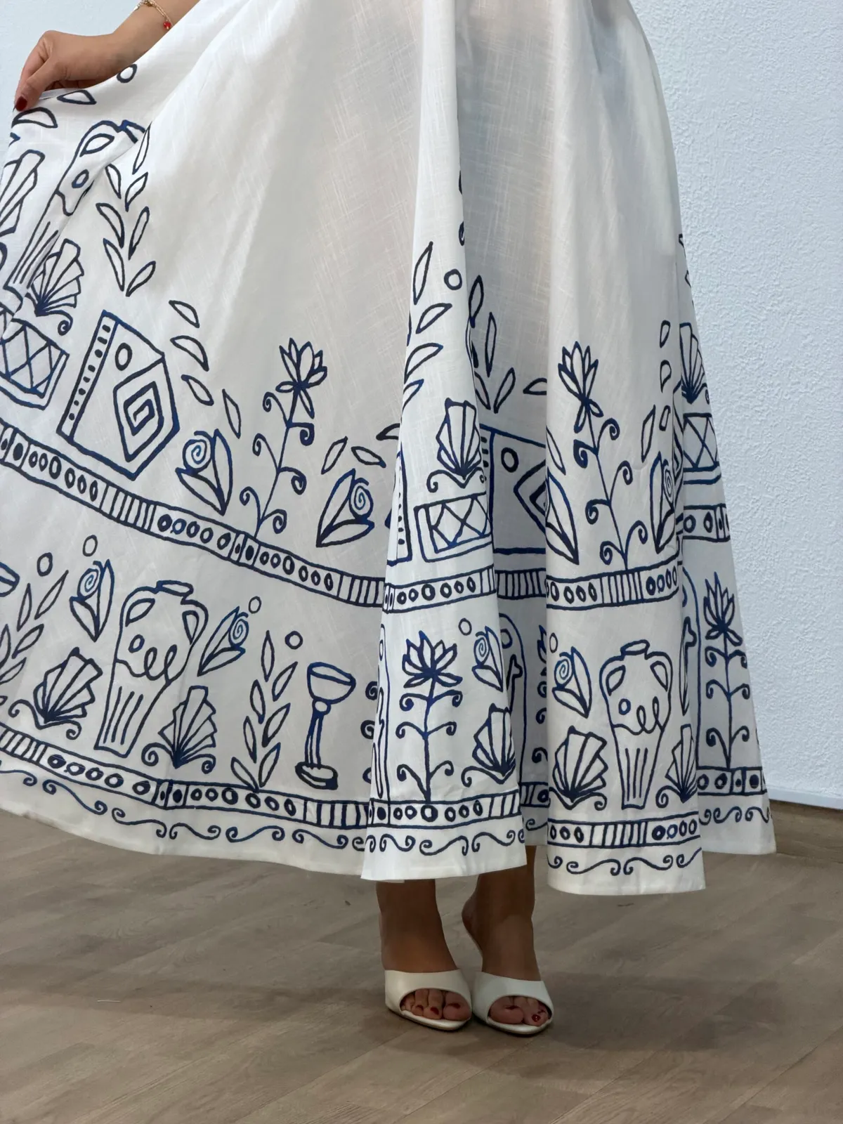 Robe Santorini Brodée
