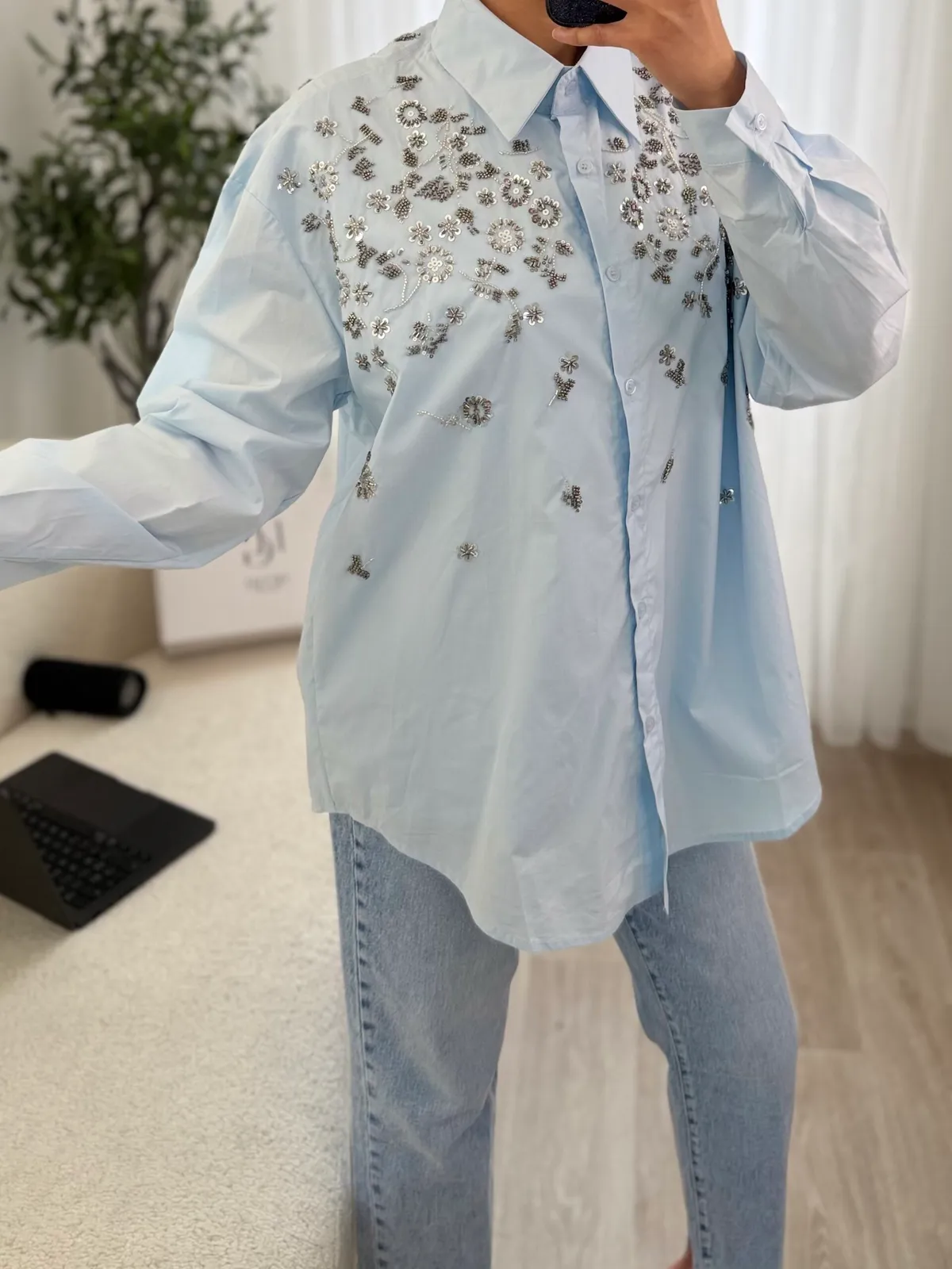 Chemise Floréa Strass