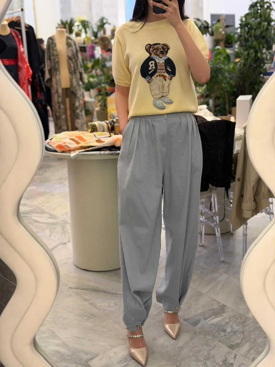 Pantalon Élégance Ivoire