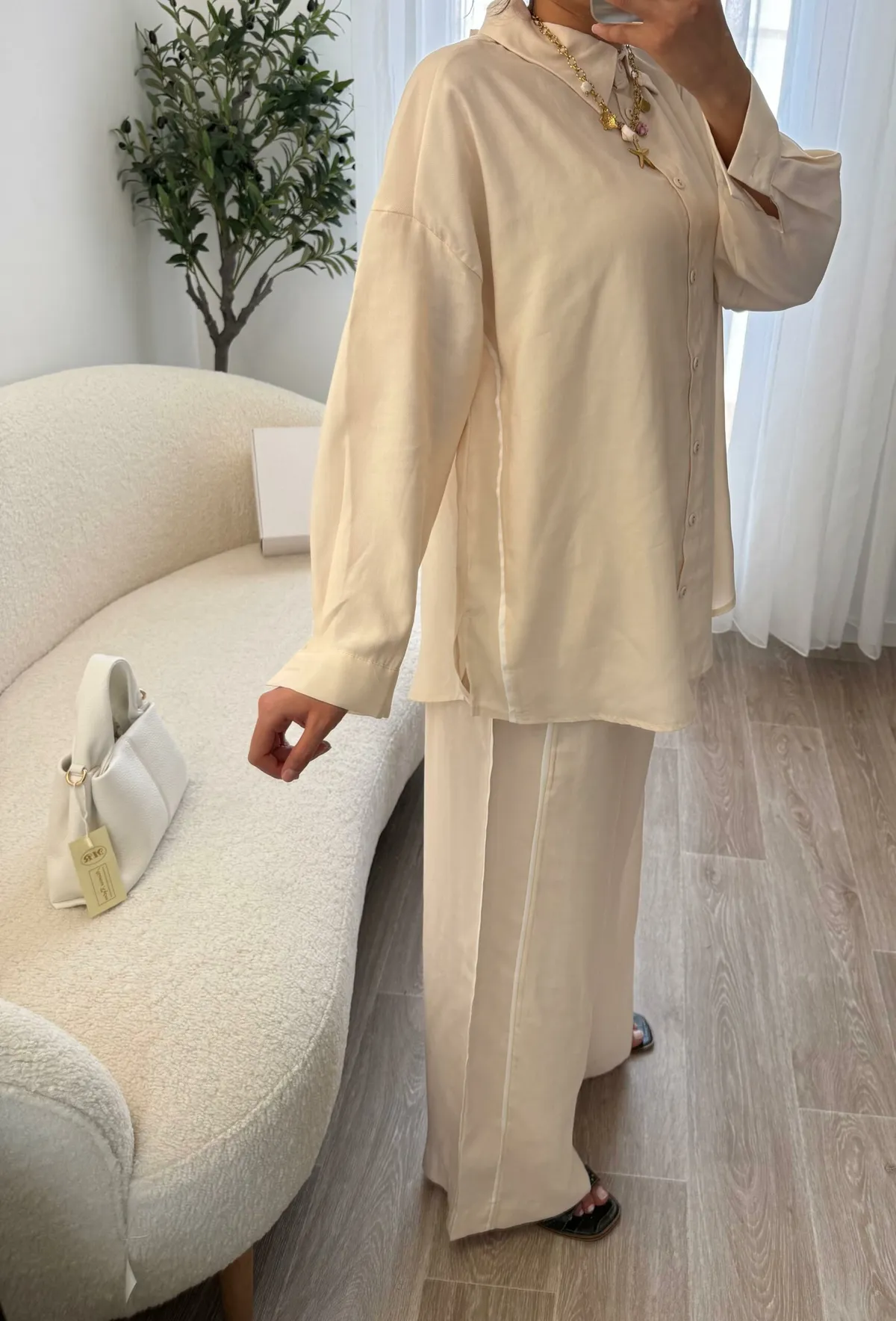 Ensemble Sable Blanc