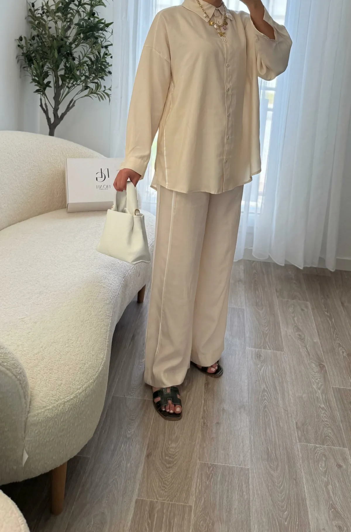 Ensemble Sable Blanc