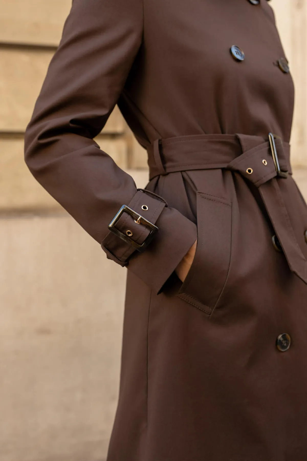 Trench Chocolat Premium