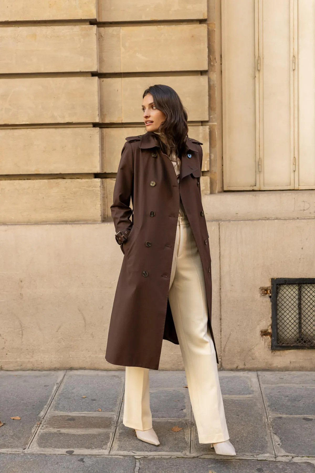 Trench Chocolat Premium