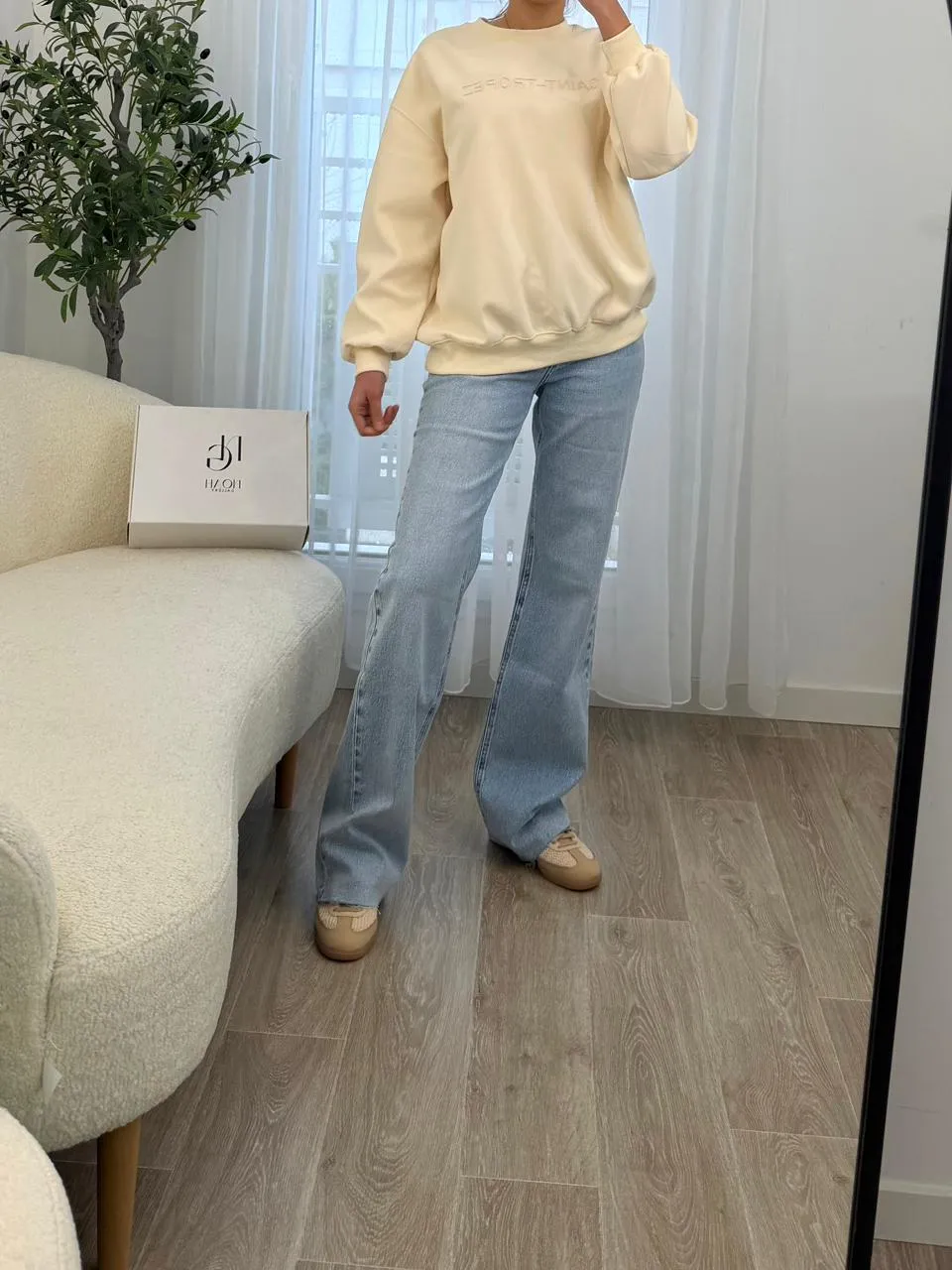 Pull Blush &amp; Cream