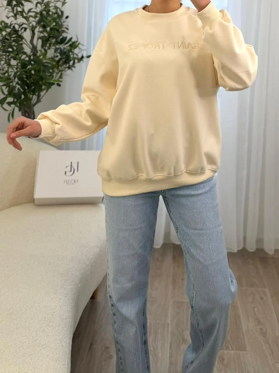 Pull Blush &amp; Cream
