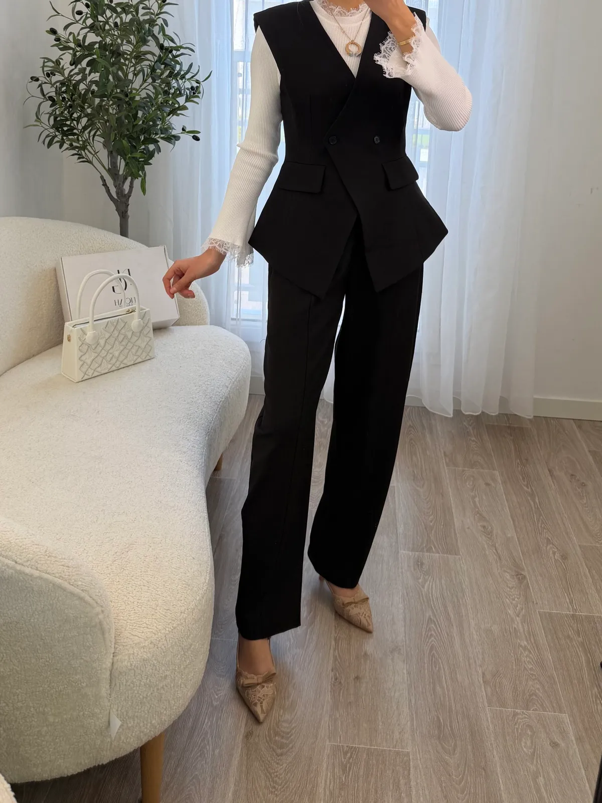 Ensemble Tailleur Chic Noir