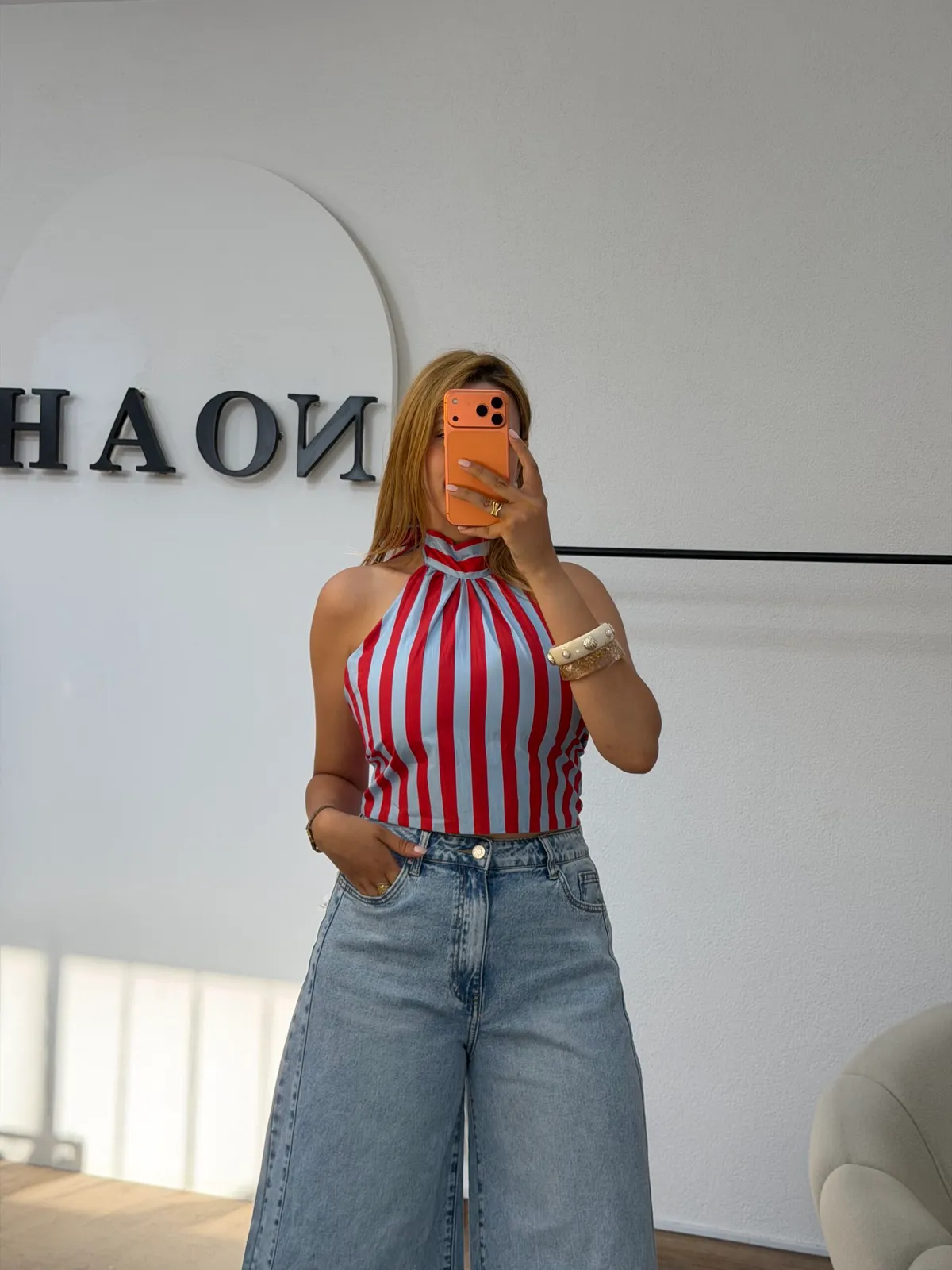 Top Marina Rayé