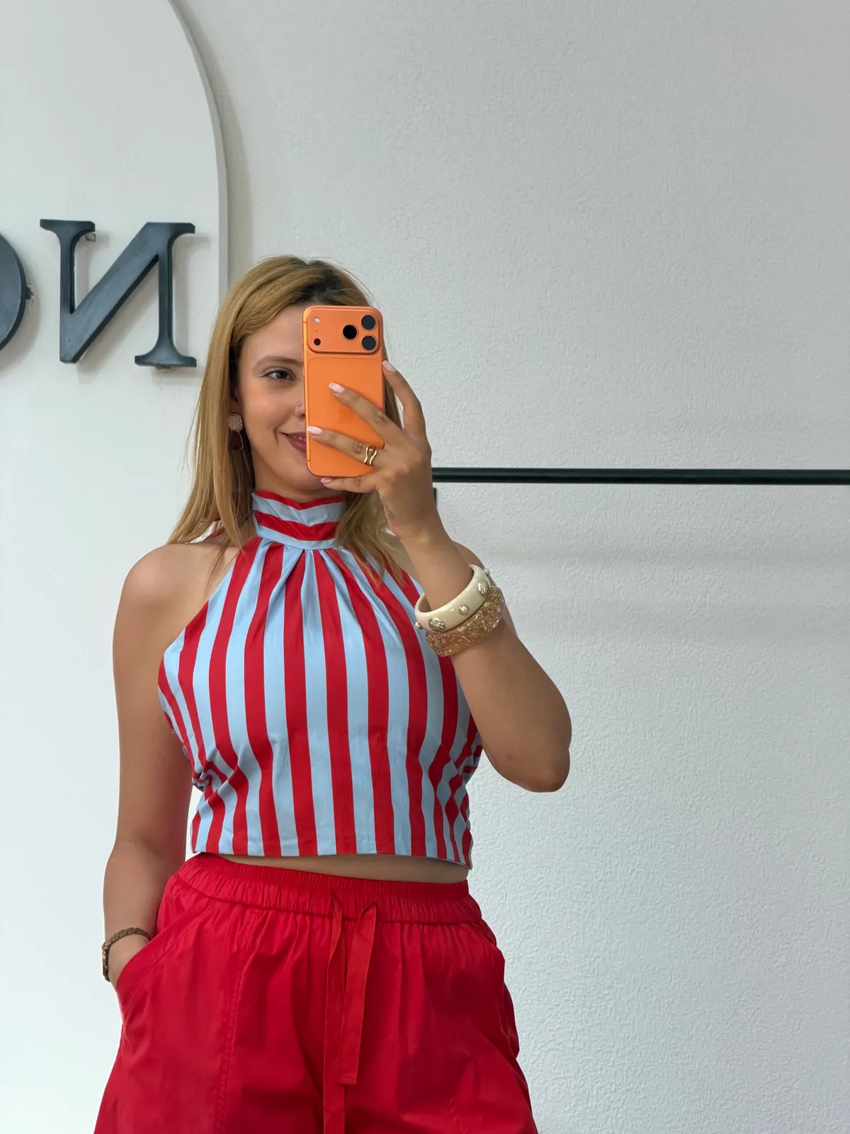 Top Marina Rayé