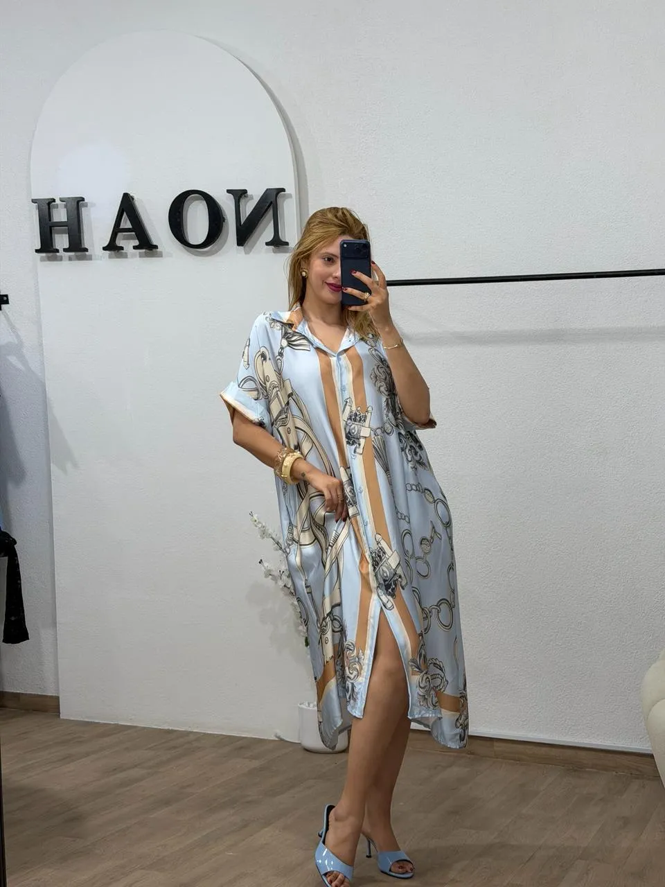 Robe Chemise Azur