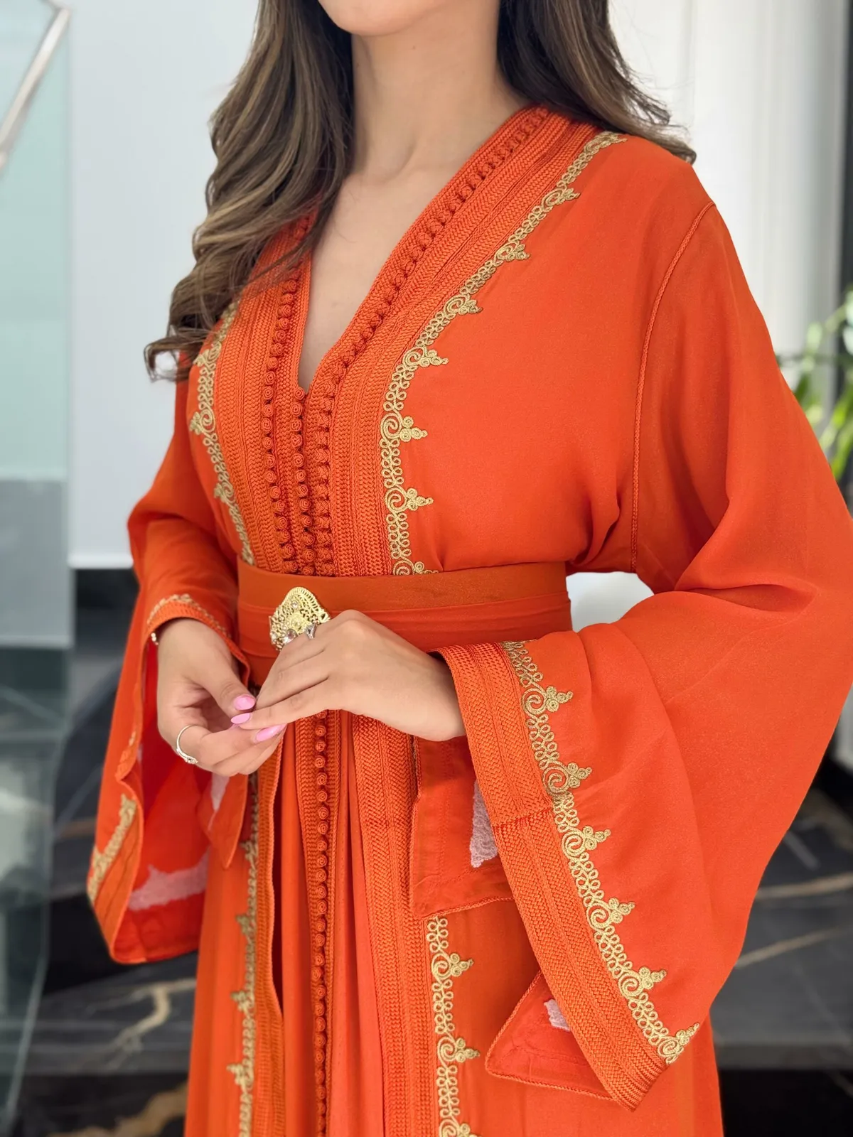 Caftan Épure Dorée