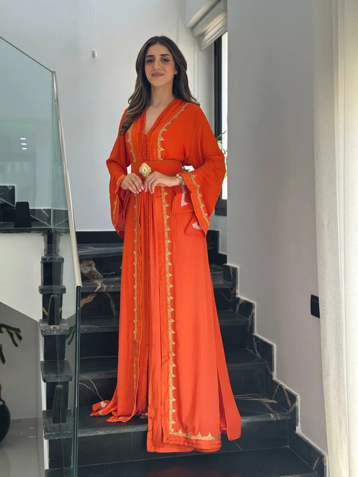 Caftan Épure Dorée