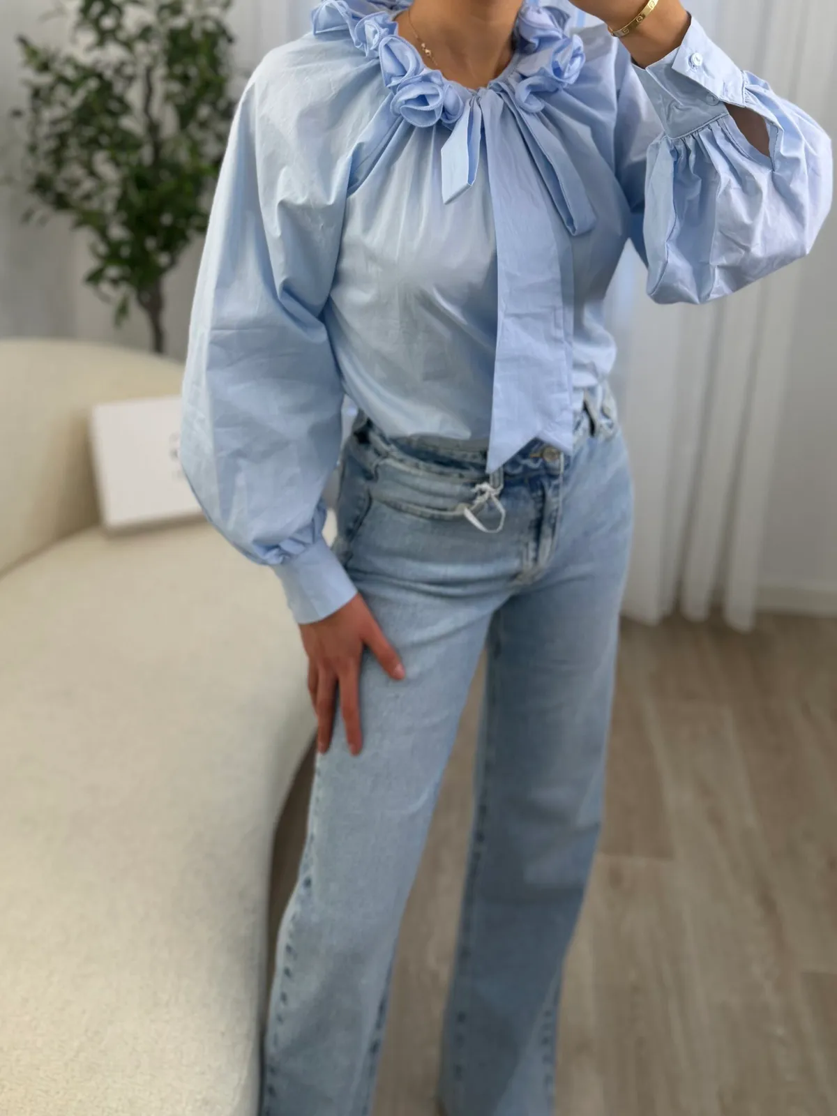 Chemise Élise Volants