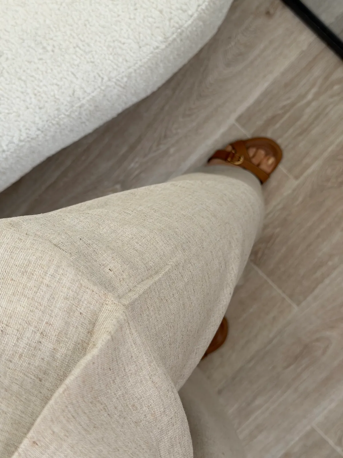 Pantalon Lin Ceinture